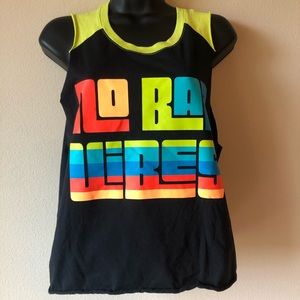 No Bad Vibes Zumba crop top